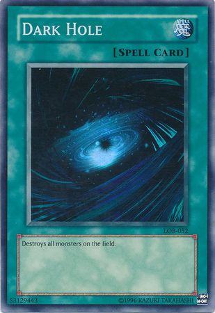 Dark Hole (Spell) [LOB-052] Super Rare | Shuffle n Cut Hobbies & Games