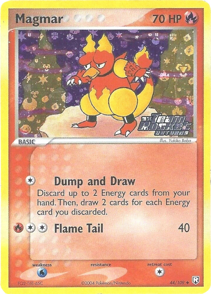 Magmar (44/109) (Stamped) [EX: Team Rocket Returns] | Shuffle n Cut Hobbies & Games