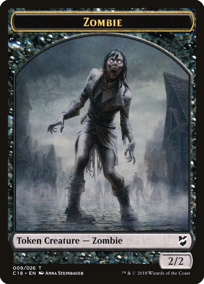 Zombie Token [Commander 2018 Tokens] | Shuffle n Cut Hobbies & Games