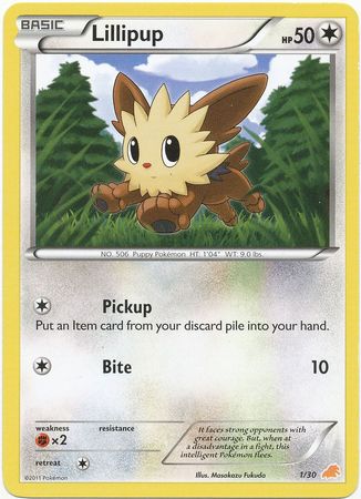 Lillipup (1/30) [Black & White: Trainer Kit - Excadrill] | Shuffle n Cut Hobbies & Games