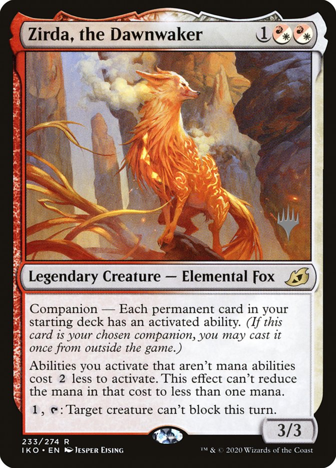 Zirda, the Dawnwaker (Promo Pack) [Ikoria: Lair of Behemoths Promos] | Shuffle n Cut Hobbies & Games