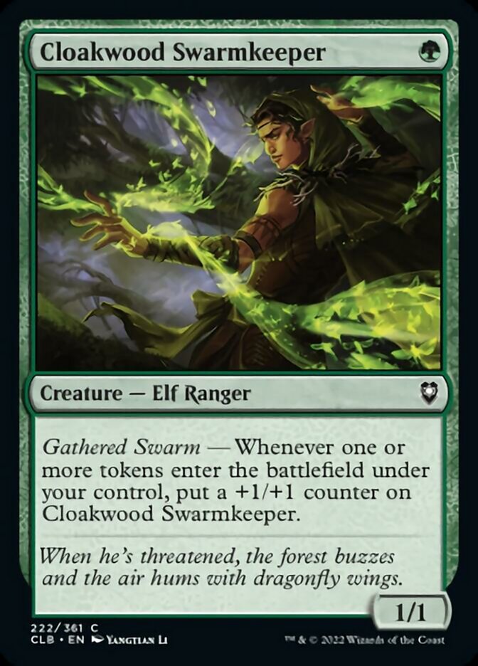 Cloakwood Swarmkeeper [Commander Legends: Battle for Baldur's Gate] | Shuffle n Cut Hobbies & Games