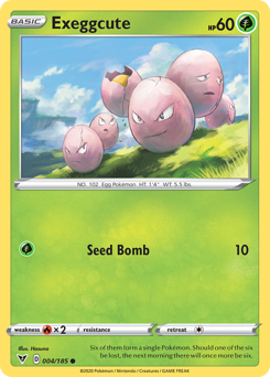 Exeggcute (004/185) [Sword & Shield: Vivid Voltage] | Shuffle n Cut Hobbies & Games