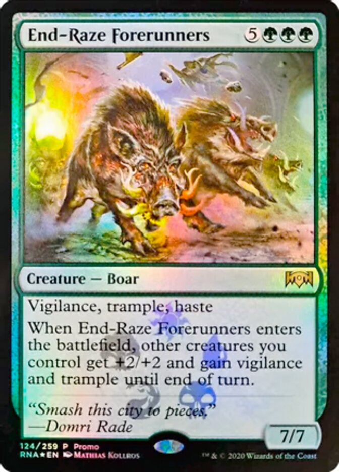 End-Raze Forerunners [Ravnica Allegiance Promos] | Shuffle n Cut Hobbies & Games