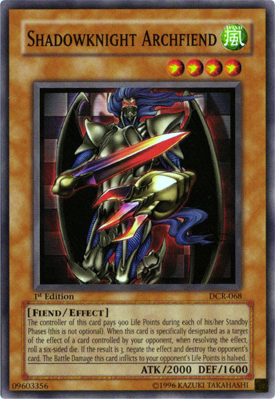 Shadowknight Archfiend [DCR-068] Common | Shuffle n Cut Hobbies & Games