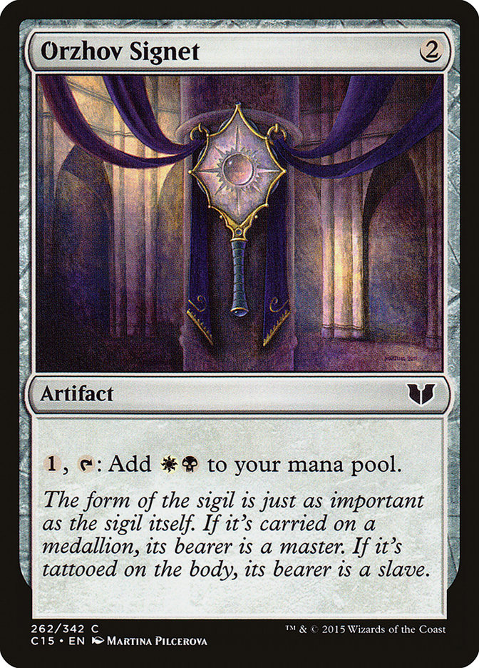 Orzhov Signet [Commander 2015] | Shuffle n Cut Hobbies & Games