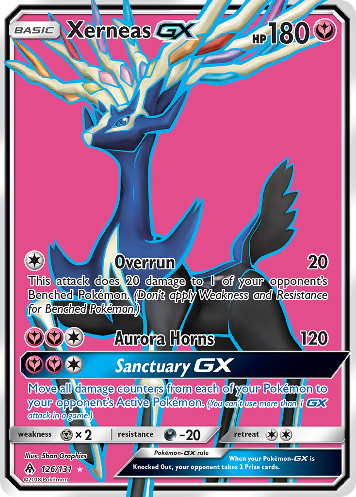 Xerneas GX (126/131) [Sun & Moon: Forbidden Light] | Shuffle n Cut Hobbies & Games