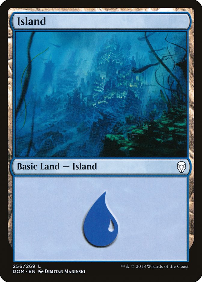 Island (256) [Dominaria] | Shuffle n Cut Hobbies & Games