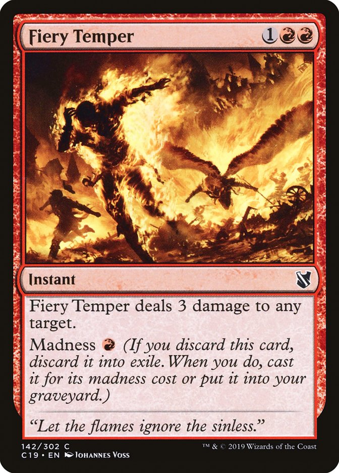 Fiery Temper [Commander 2019] | Shuffle n Cut Hobbies & Games