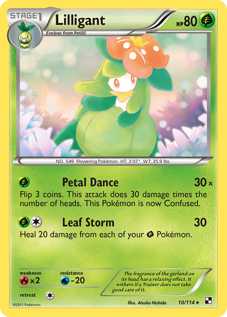 Lilligant (10/114) [Black & White: Base Set] | Shuffle n Cut Hobbies & Games