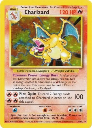 Charizard (4/102) [Base Set Unlimited] | Shuffle n Cut Hobbies & Games