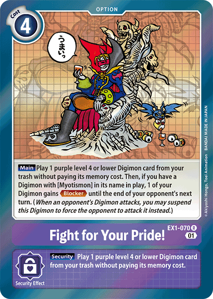 Fight for Your Pride! [EX1-070] [Classic Collection] | Shuffle n Cut Hobbies & Games