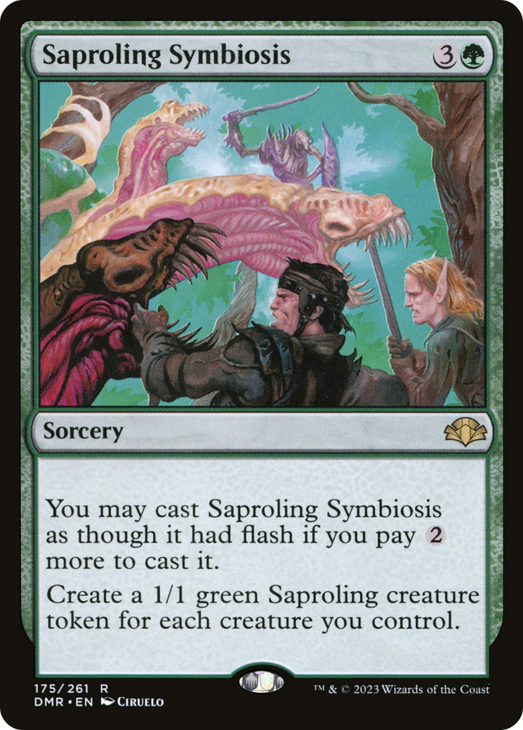 Saproling Symbiosis [Dominaria Remastered] | Shuffle n Cut Hobbies & Games