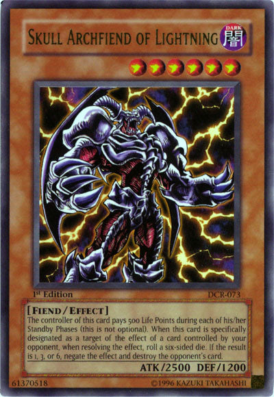 Skull Archfiend of Lightning [DCR-073] Ultra Rare | Shuffle n Cut Hobbies & Games