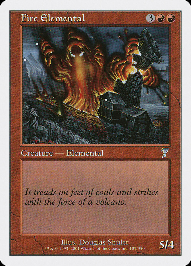 Fire Elemental [Seventh Edition] | Shuffle n Cut Hobbies & Games