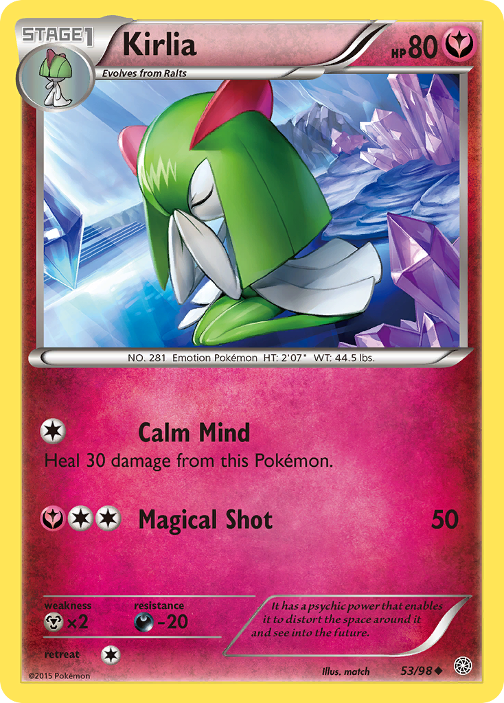 Kirlia (53/98) [XY: Ancient Origins] | Shuffle n Cut Hobbies & Games