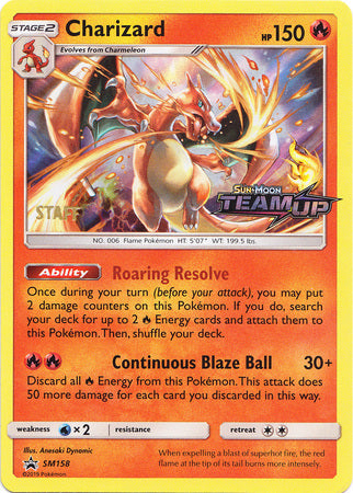 Charizard (SM158) (Staff) [Sun & Moon: Black Star Promos] | Shuffle n Cut Hobbies & Games