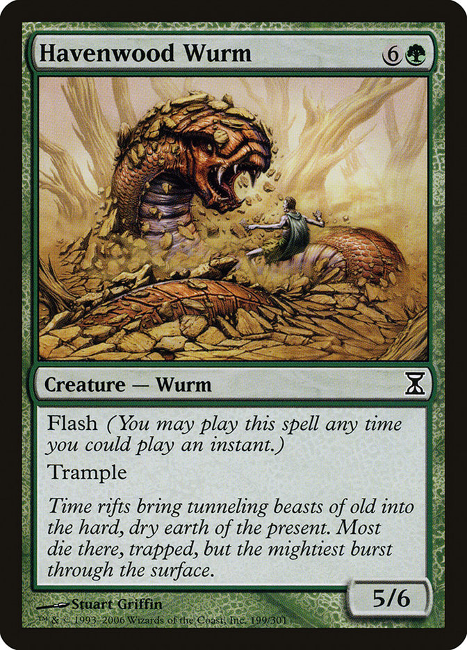 Havenwood Wurm [Time Spiral] | Shuffle n Cut Hobbies & Games