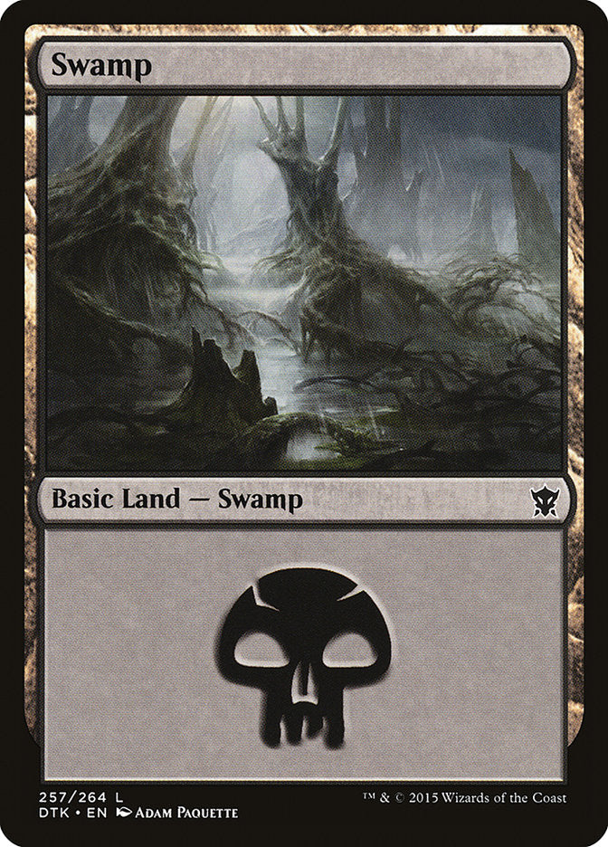 Swamp (257) [Dragons of Tarkir] | Shuffle n Cut Hobbies & Games