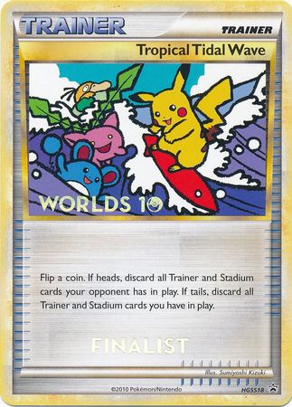 Tropical Tidal Wave (HGSS18) (Finalist) [HeartGold & SoulSilver: Black Star Promos] | Shuffle n Cut Hobbies & Games