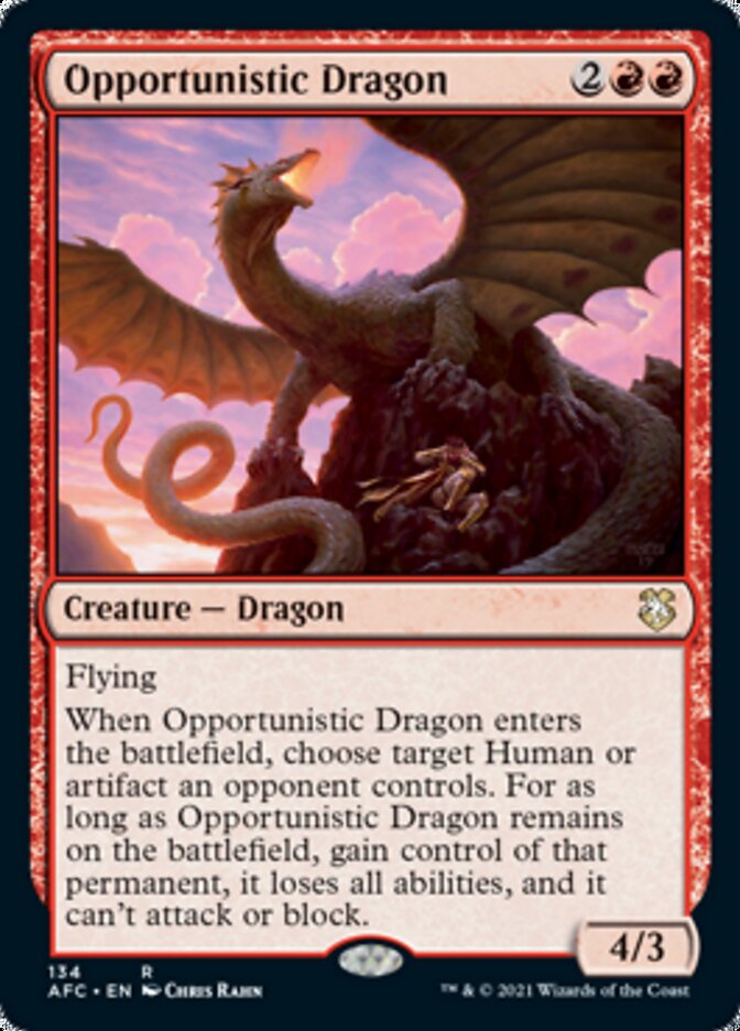 Opportunistic Dragon [Dungeons & Dragons: Adventures in the Forgotten Realms Commander] | Shuffle n Cut Hobbies & Games