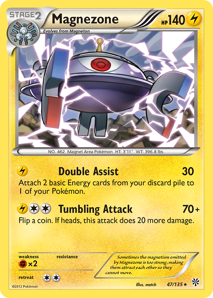 Magnezone (47/135) [Black & White: Plasma Storm] | Shuffle n Cut Hobbies & Games