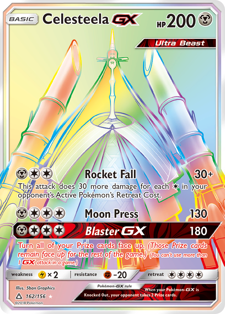 Celesteela GX (162/156) [Sun & Moon: Ultra Prism] | Shuffle n Cut Hobbies & Games