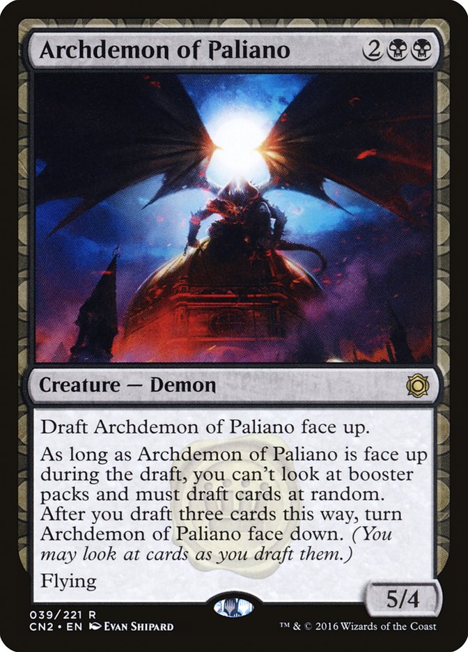 Archdemon of Paliano [Conspiracy: Take the Crown] | Shuffle n Cut Hobbies & Games