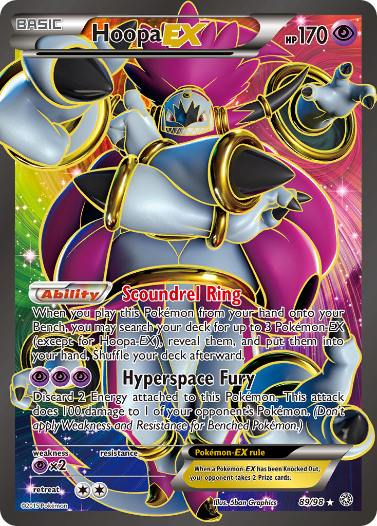 Hoopa EX (89/98) [XY: Ancient Origins] | Shuffle n Cut Hobbies & Games