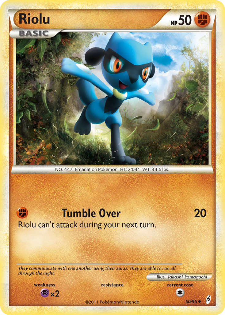 Riolu (50/95) [HeartGold & SoulSilver: Call of Legends] | Shuffle n Cut Hobbies & Games