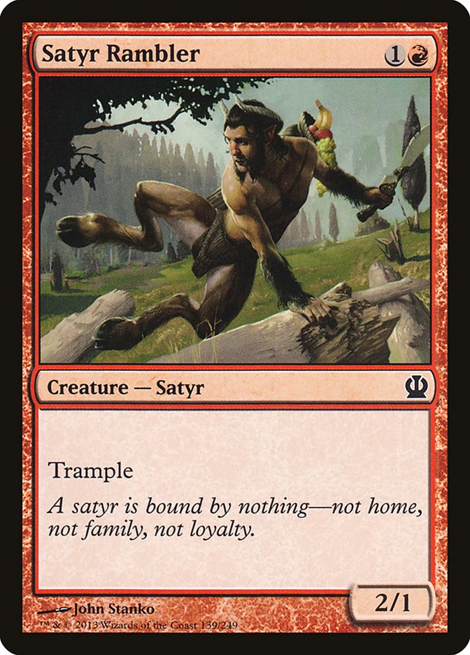 Satyr Rambler [Theros] | Shuffle n Cut Hobbies & Games