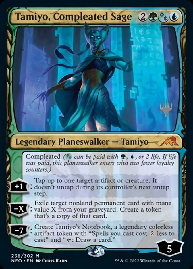 Tamiyo, Compleated Sage (Promo Pack) [Kamigawa: Neon Dynasty Promos] | Shuffle n Cut Hobbies & Games