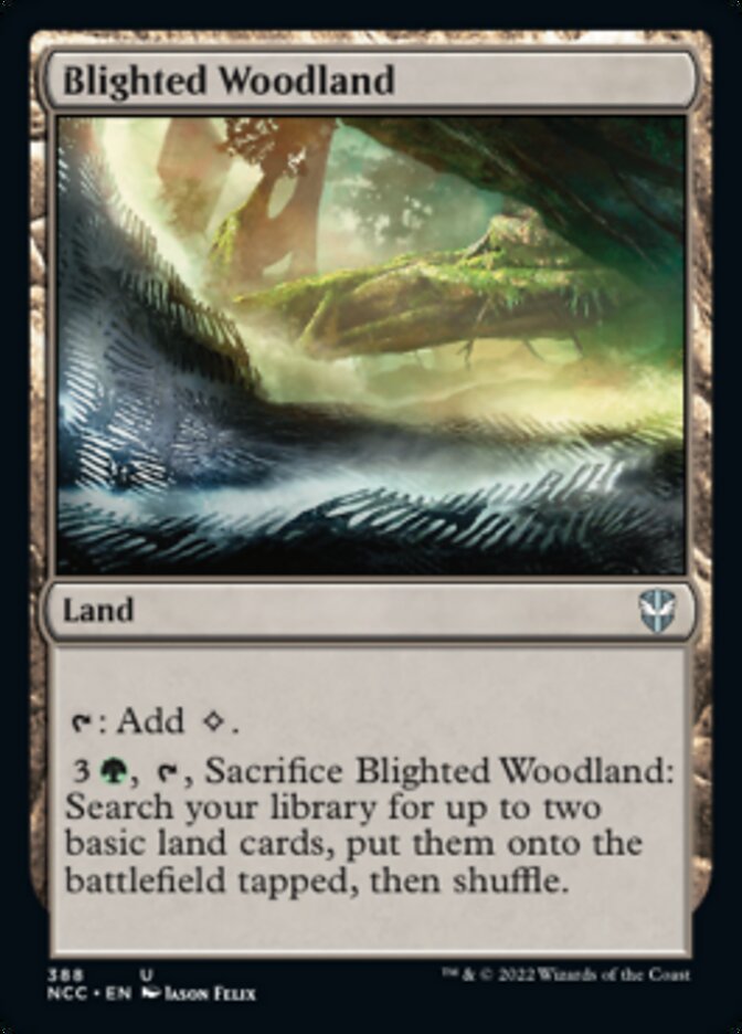 Blighted Woodland [Streets of New Capenna Commander] | Shuffle n Cut Hobbies & Games