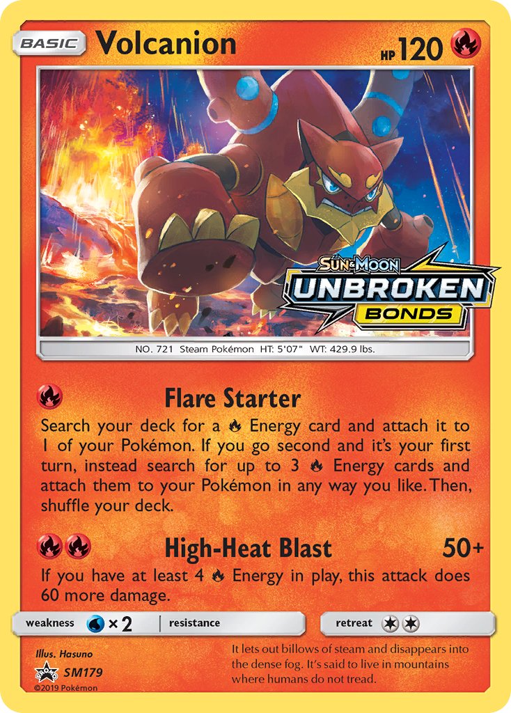 Volcanion (SM179) [Sun & Moon: Black Star Promos] | Shuffle n Cut Hobbies & Games