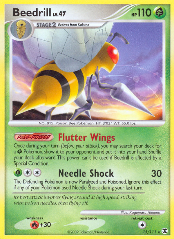 Beedrill (15/111) [Platinum: Rising Rivals] | Shuffle n Cut Hobbies & Games