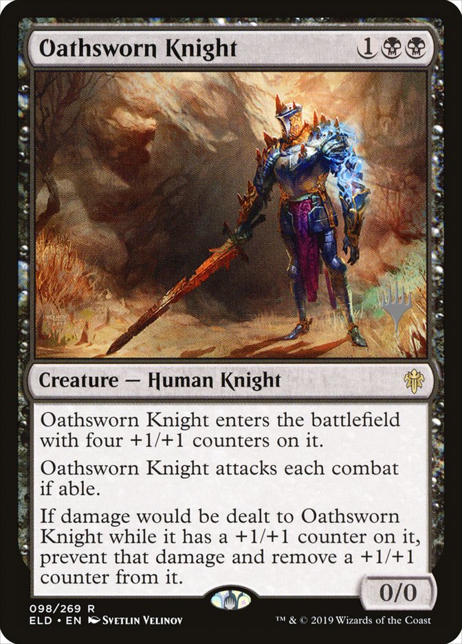 Oathsworn Knight (Promo Pack) [Throne of Eldraine Promos] | Shuffle n Cut Hobbies & Games