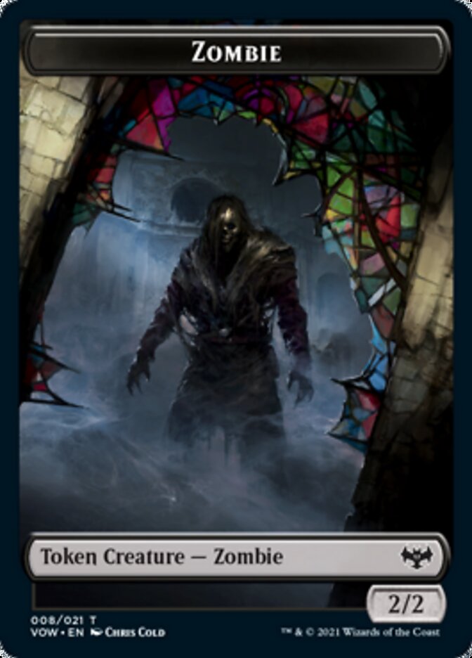 Zombie Token (008) [Innistrad: Crimson Vow Tokens] | Shuffle n Cut Hobbies & Games