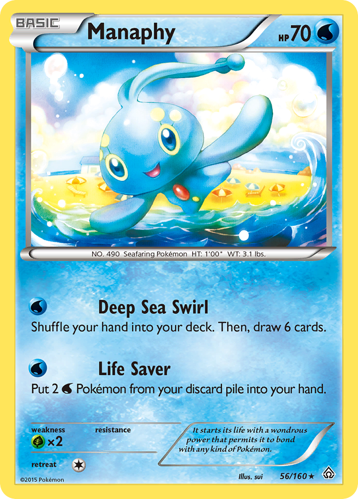 Manaphy (56/160) [XY: Primal Clash] | Shuffle n Cut Hobbies & Games