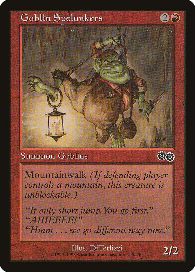 Goblin Spelunkers [Urza's Saga] | Shuffle n Cut Hobbies & Games