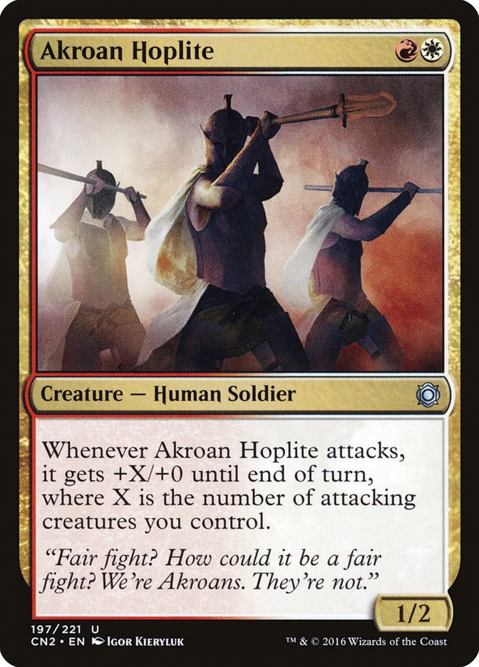 Akroan Hoplite [Conspiracy: Take the Crown] | Shuffle n Cut Hobbies & Games