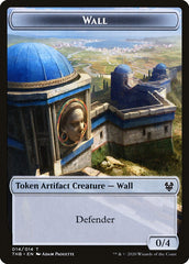 Human Soldier // Wall Double-Sided Token [Theros Beyond Death Tokens] | Shuffle n Cut Hobbies & Games