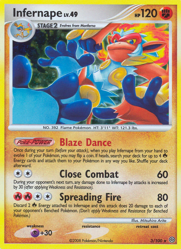 Infernape (3/100) [Diamond & Pearl: Stormfront] | Shuffle n Cut Hobbies & Games