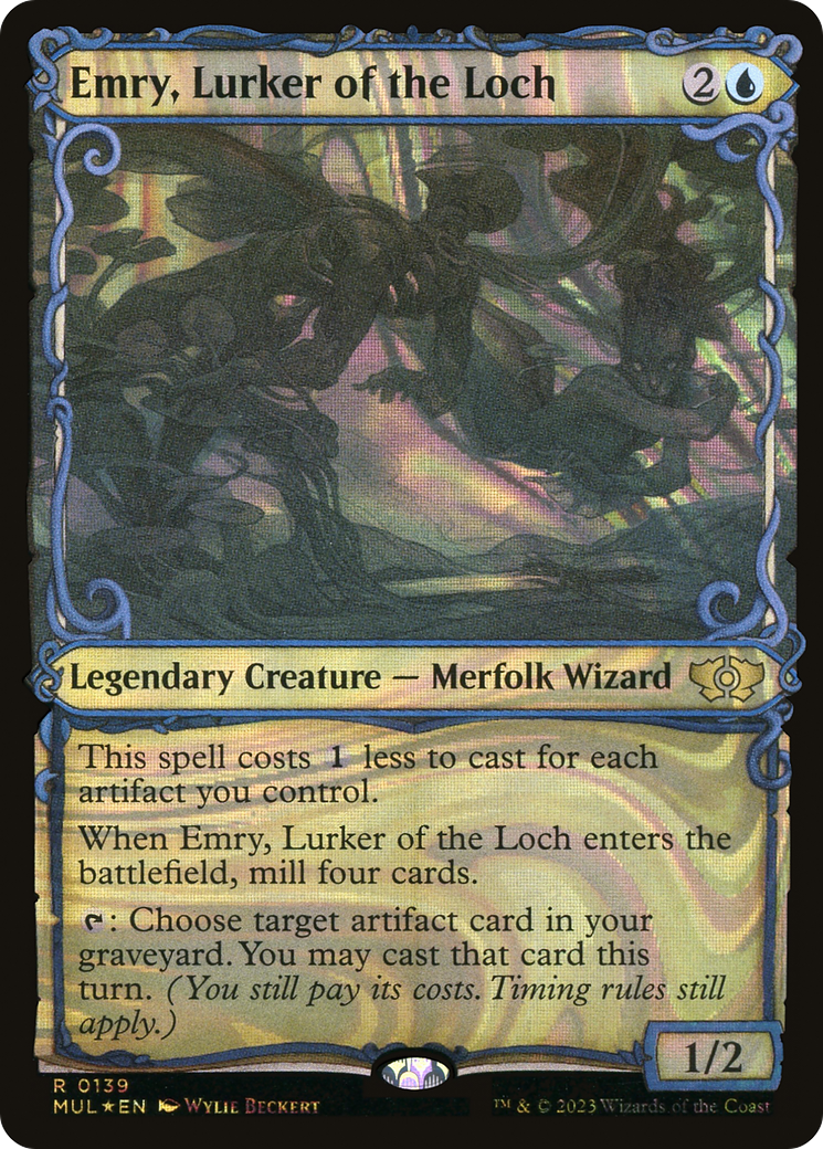 Emry, Lurker of the Loch (Halo Foil) [Multiverse Legends] | Shuffle n Cut Hobbies & Games