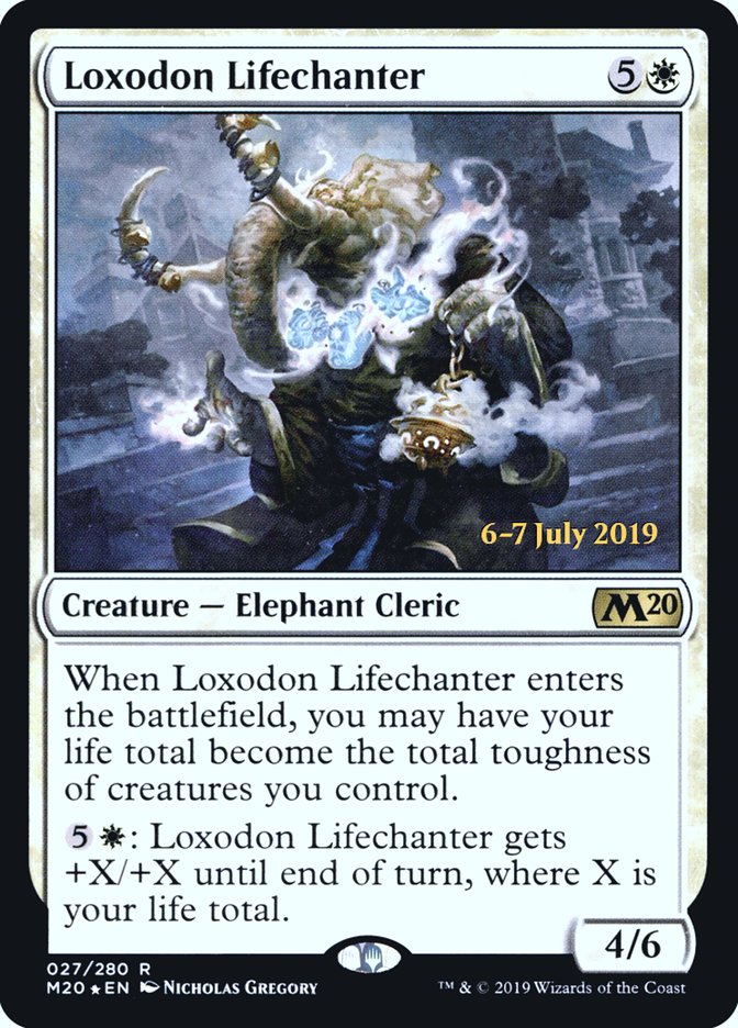 Loxodon Lifechanter [Core Set 2020 Prerelease Promos] | Shuffle n Cut Hobbies & Games