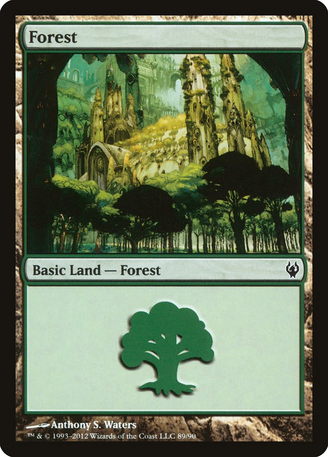 Forest (89) [Duel Decks: Izzet vs. Golgari] | Shuffle n Cut Hobbies & Games