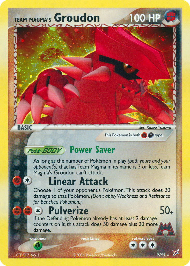 Team Magma's Groudon (9/95) (Theme Deck Exclusive) [EX: Team Magma vs Team Aqua] | Shuffle n Cut Hobbies & Games