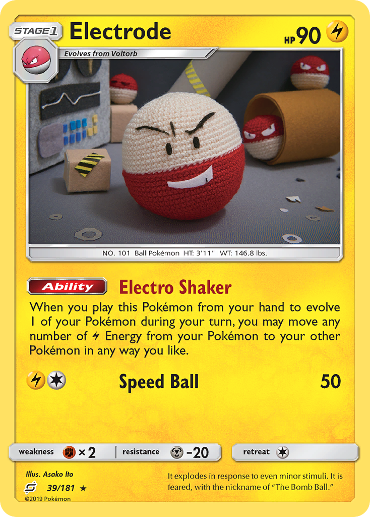 Electrode (39/181) [Sun & Moon: Team Up] | Shuffle n Cut Hobbies & Games