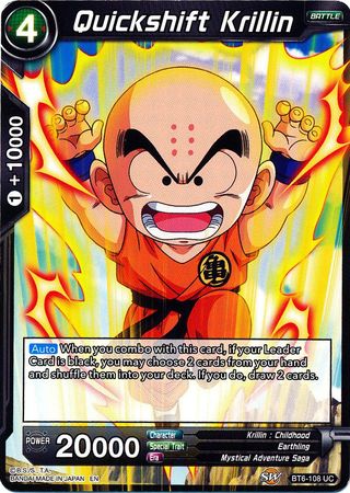 Quickshift Krillin [BT6-108] | Shuffle n Cut Hobbies & Games