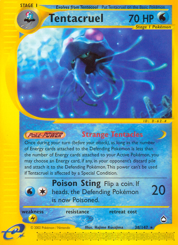 Tentacruel (38/147) [Aquapolis] | Shuffle n Cut Hobbies & Games