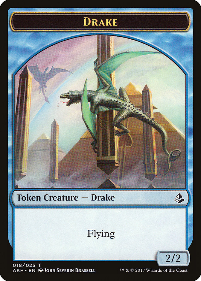 Drake Token [Amonkhet Tokens] | Shuffle n Cut Hobbies & Games